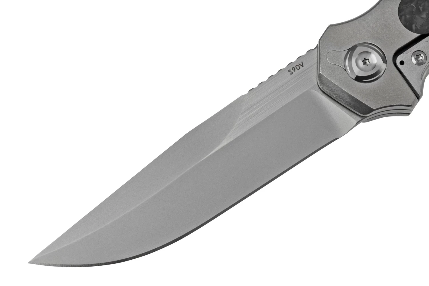 Liong Mah Model 18 M18-CFL Marble Carbon Fiber Lefty Navaja 3 Liong Mah Model 18 M18-CFL Marble Carbon Fiber Lefty Navaja - Imagen 3