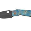 Medford TFF-1 S35VN PVD, Solar Flare Handle, PVD Spring, Bronze HW, Navaja