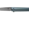 MKM Flame Drop FL01-TBSW Blue Titanium Navaja, Michael Zieba Design