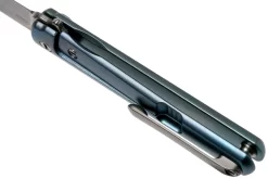 MKM Flame Drop FL01-TBSW Blue Titanium Navaja, Michael Zieba Design -Tienda De Cuchillos MMK FL01 TBSW 05 mkm knives scaled