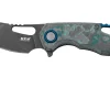 MKM Isonzo FX03-1CAD Hawkbill Dark Stonewashed, Arctic Storm Carbon Fibre Navaja, Diseño De Jesper Voxnaes