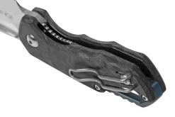 MKM Isonzo FX03M-3CM Clip Point Marble Carbon Fiber Navaja, Diseño Jesper Voxnaes -Tienda De Cuchillos MMK FX03M 3CM 04 mkm scaled