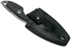 MKM Mikro 2 Wharncliffe, Stonewashed Carbon Fibre Cuchillo De Cuello, Jesper Voxnaes Design -Tienda De Cuchillos MMK MR02 CF 06 mkm knives scaled