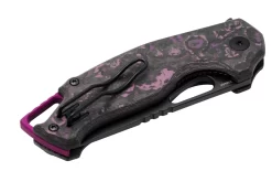 MKM Vincent VCV-CPD Black PVD VANAX, Purple Haze Carbon Fibre, Purple Aluminum Navaja, Diseño De Jesper Voxnaes -Tienda De Cuchillos MMK VCV CPD 07 mkm scaled