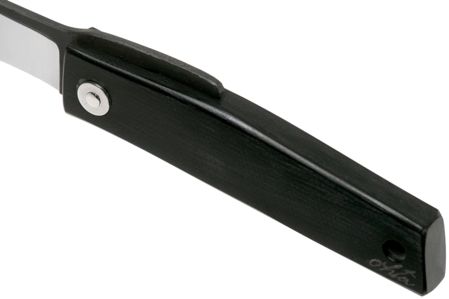 Ohta FK5 Higonokami-navaja, Black Canvas Micarta 7 Ohta FK5 Higonokami-navaja, Black Canvas Micarta - Imagen 7