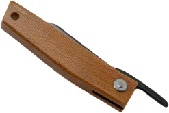 Ohta FK5 Higonokami-navaja, Natural Canvas Micarta -Tienda De Cuchillos OHTA OFF FK5 M N 04 ohta knives scaled