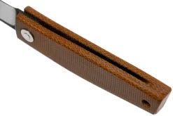 Ohta FK5 Higonokami-navaja, Natural Canvas Micarta -Tienda De Cuchillos OHTA OFF FK5 M N 05 ohta knives scaled