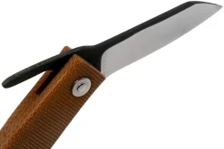 Ohta FK5 Higonokami-navaja, Natural Canvas Micarta -Tienda De Cuchillos OHTA OFF FK5 M N 06 ohta knives scaled