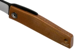Ohta FK5 Higonokami-navaja, Natural Canvas Micarta -Tienda De Cuchillos OHTA OFF FK5 M N 07 ohta knives scaled