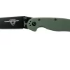 Ontario RAT-2 D2 OD Green, Plain Edge Black, 8830OD