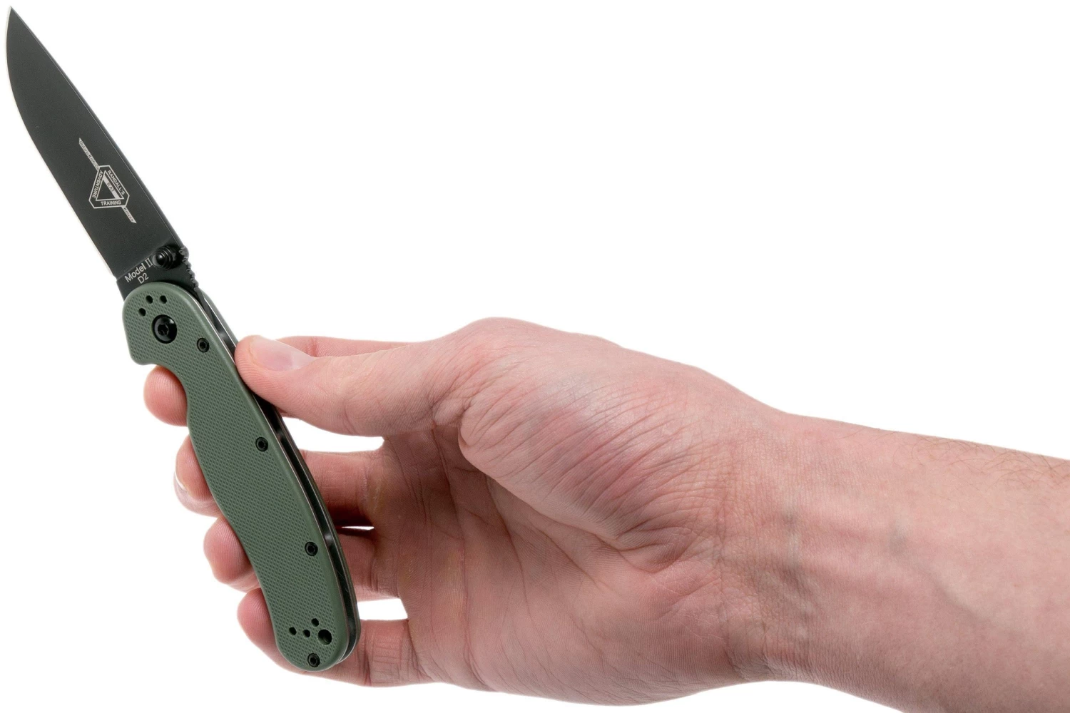 Ontario RAT-2 D2 OD Green, Plain Edge Black, 8830OD 8 Ontario RAT-2 D2 OD Green, Plain Edge Black, 8830OD - Imagen 8