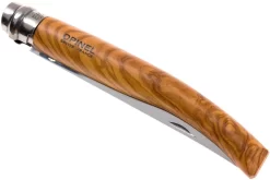 Opinel Navaja No. 12 Slim Line, Acero Inoxidable, Madera De Olivo -Tienda De Cuchillos OP001145 04 opinel op001145 04