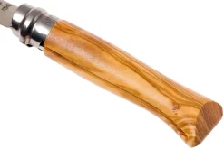 Opinel Navaja No. 8 Luxury Range, Acero Inoxidable, Madera De Olivo -Tienda De Cuchillos OP002023 05 opinel op002023 05