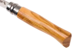 Opinel Navaja No. 8 Luxury Range, Acero Inoxidable, Madera De Olivo -Tienda De Cuchillos OP002023 06 opinel op002023 06