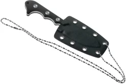QSP Knife Neckmuk QS125-A Black G10 Cuchillo De Cuello -Tienda De Cuchillos QS125 A 05 qsp scaled