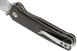 QSP Knife Penguin QS130-TBL Blue Shredded Carbon Fibre G10, Satin, Navaja 11 QSP Knife Penguin QS130-TBL Blue Shredded Carbon Fibre G10, Satin, Navaja -Tienda De Cuchillos QS130 TBL 05 qsp knife scaled