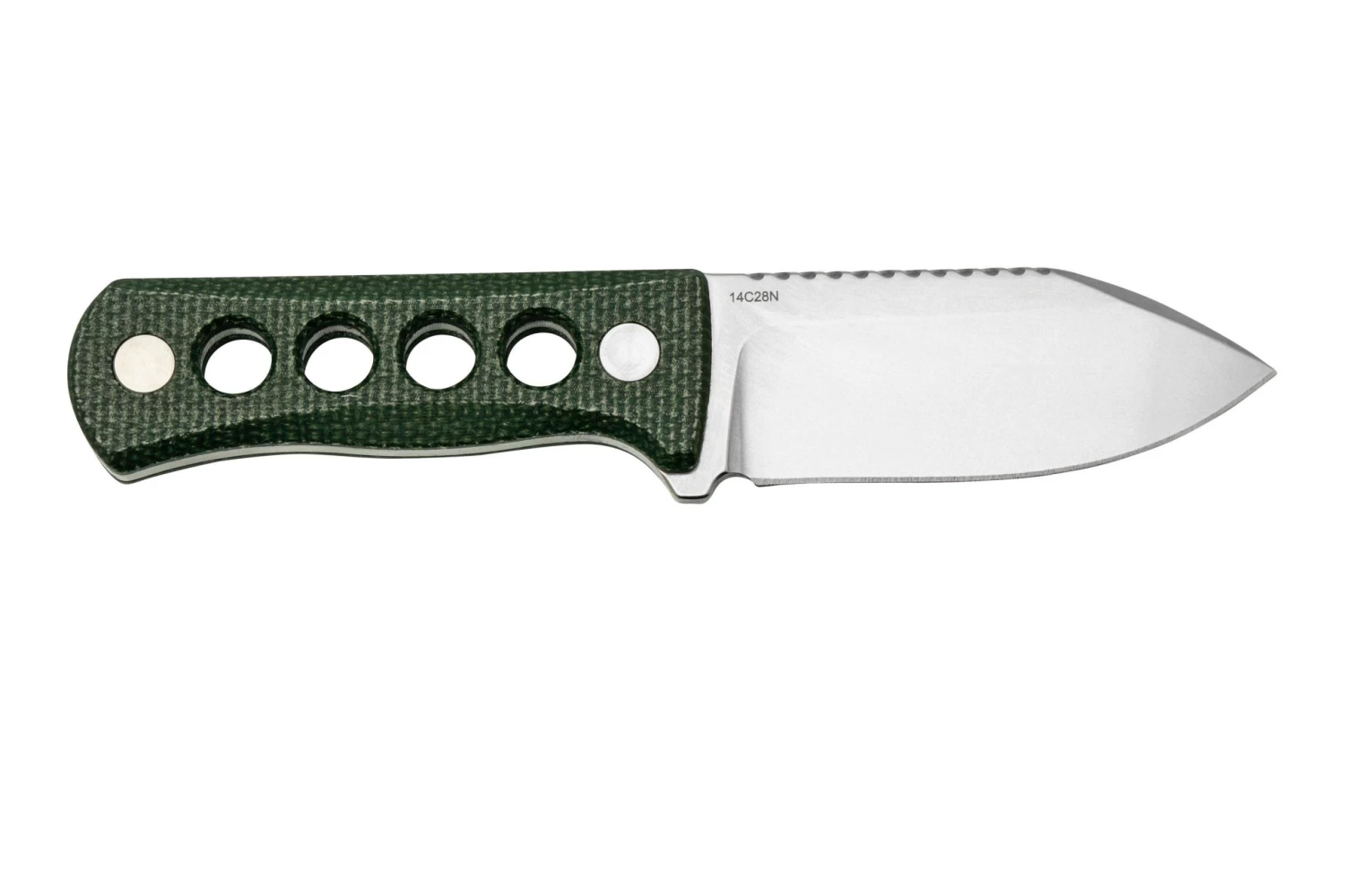 QSP Knife Canary QS141-C1 Stonewashed, Black Green G10, Cuchillo De Cuello 2 QSP Knife Canary QS141-C1 Stonewashed, Black Green G10, Cuchillo De Cuello - Imagen 2