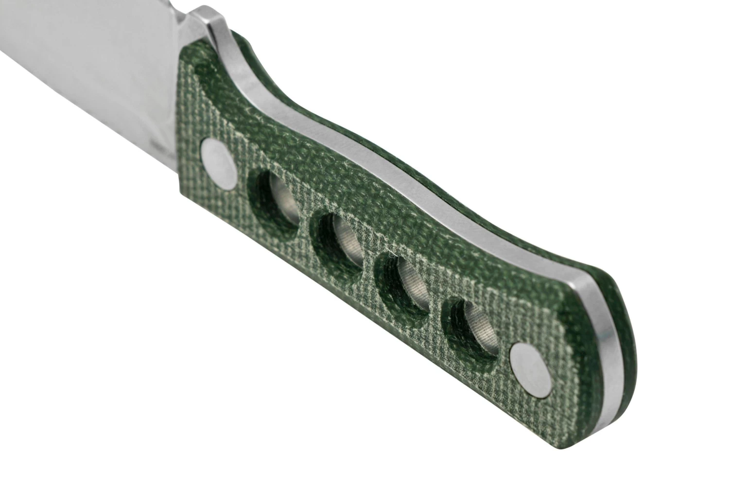 QSP Knife Canary QS141-C1 Stonewashed, Black Green G10, Cuchillo De Cuello 4 QSP Knife Canary QS141-C1 Stonewashed, Black Green G10, Cuchillo De Cuello - Imagen 4