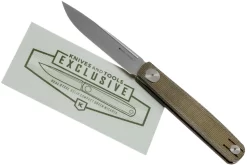 Real Steel Gslip Compact, Green Micarta KATO Exclusive -Tienda De Cuchillos RL7865 08 real steel kato exclusive scaled