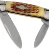 Rough Ryder Canoe Amber Bone RR048 Navaja Slipjoint