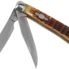 Rough Ryder Razor Trapper Amber Bone RR072 Navaja Slipjoint