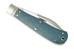 Rough Ryder Reserve Heavy Trapper Denim Micarta, RRR011 Navaja Slipjoint -Tienda De Cuchillos RYR011 06 roughryder scaled