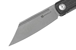 SENCUT Bronte SA08A Stonewashed, Black Micarta, Navaja -Tienda De Cuchillos SESA08A 03 sencut scaled