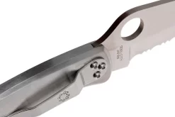 Spyderco C07 Police Parcialmente Dentado, Acero Inoxidable -Tienda De Cuchillos SPC07PS 07 spyderco police spc07ps 07