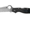 Spyderco Rescue 3 Thin Blue Line C14FSBKBL3 Cuchillo De Rescate De Sierra