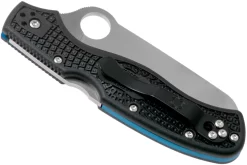 Spyderco Rescue 3 Thin Blue Line C14FSBKBL3 Cuchillo De Rescate De Sierra -Tienda De Cuchillos SPC14FSBKBL3 04 spyderco scaled