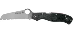Spyderco Rescue 3 Thin Red Line C14FSBKRD3 Cuchillo De Rescate De Sierra