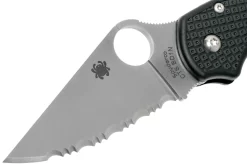 Spyderco Para 3 Lightweight C223PBK Serrated FRN CTS-BD1N Navaja -Tienda De Cuchillos SPC223SBK 03 benchmade scaled
