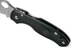 Spyderco Para 3 Lightweight C223PBK Serrated FRN CTS-BD1N Navaja -Tienda De Cuchillos SPC223SBK 07 benchmade scaled