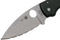 Spyderco Shaman C229GS Serrated Navaja, Sal Glesser Design -Tienda De Cuchillos SPC229GS 03 spyderco spc229gs 03
