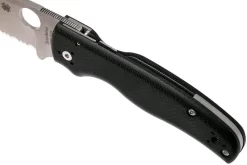 Spyderco Shaman C229GS Serrated Navaja, Sal Glesser Design -Tienda De Cuchillos SPC229GS 07 spyderco spc229gs 07