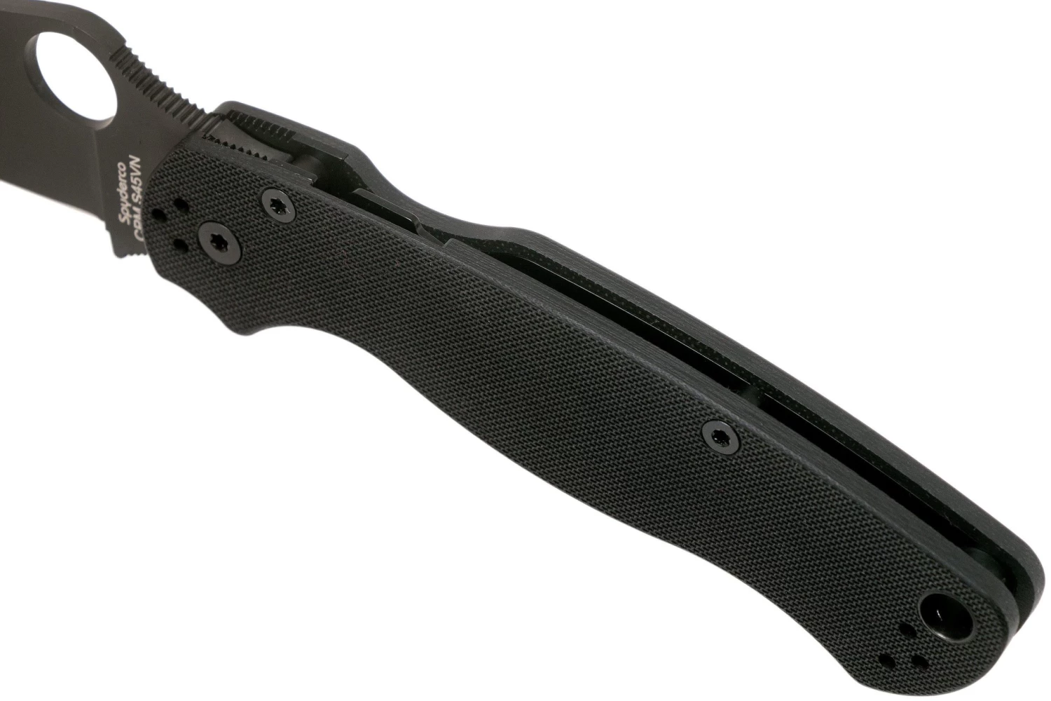 Spyderco Paramilitary 2 C81GPBK2 G10 Navaja, Hoja Negra 7 Spyderco Paramilitary 2 C81GPBK2 G10 Navaja, Hoja Negra - Imagen 7