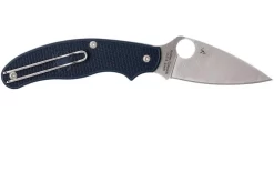 Spyderco UK Penknife Lightweight Dark Blue S110V C94DBL Navaja -Tienda De Cuchillos SPC94PDBL 02 spyderco spc94pdbl 02
