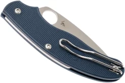 Spyderco UK Penknife Lightweight Dark Blue S110V C94DBL Navaja -Tienda De Cuchillos SPC94PDBL 04 spyderco spc94pdbl 04