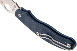 Spyderco UK Penknife Lightweight Dark Blue S110V C94DBL Navaja -Tienda De Cuchillos SPC94PDBL 05 spyderco spc94pdbl 05