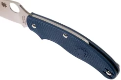 Spyderco UK Penknife Lightweight Dark Blue S110V C94DBL Navaja -Tienda De Cuchillos SPC94PDBL 07 spyderco spc94pdbl 07