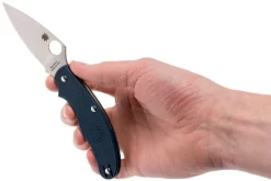 Spyderco UK Penknife Lightweight Dark Blue S110V C94DBL Navaja -Tienda De Cuchillos SPC94PDBL 08 spyderco spc94pdbl 08