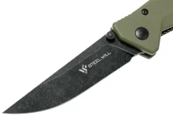 Steel Will Daitengu F11-33 OD-green G10, Blackwashed, Navaja -Tienda De Cuchillos SWK F11 33 03 steel will knives scaled