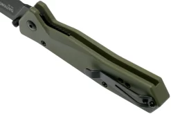 Steel Will Daitengu F11-33 OD-green G10, Blackwashed, Navaja -Tienda De Cuchillos SWK F11 33 05 steel will knives scaled