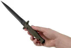 Spartan Blades George V14 Dagger Black Blade, Mango Green, Daga -Tienda De Cuchillos USSB27BKGRKYBK 06 spartan blades scaled