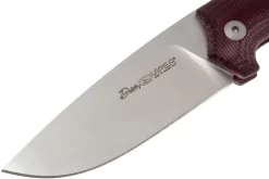 Viper Dan 1 5928CBR Burgundy Micarta N690, Drop-point -Tienda De Cuchillos VPV5928CBR 03 viper dan 1 vpv5928cbr 03