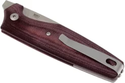 Viper Dan 1 5928CBR Burgundy Micarta N690, Drop-point -Tienda De Cuchillos VPV5928CBR 04 viper dan 1 vpv5928cbr 04