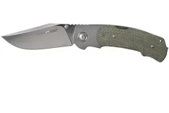 Viper Turn V5986CG Green Canvas Micarta Navaja, Fabrizio Silvestrelli Design