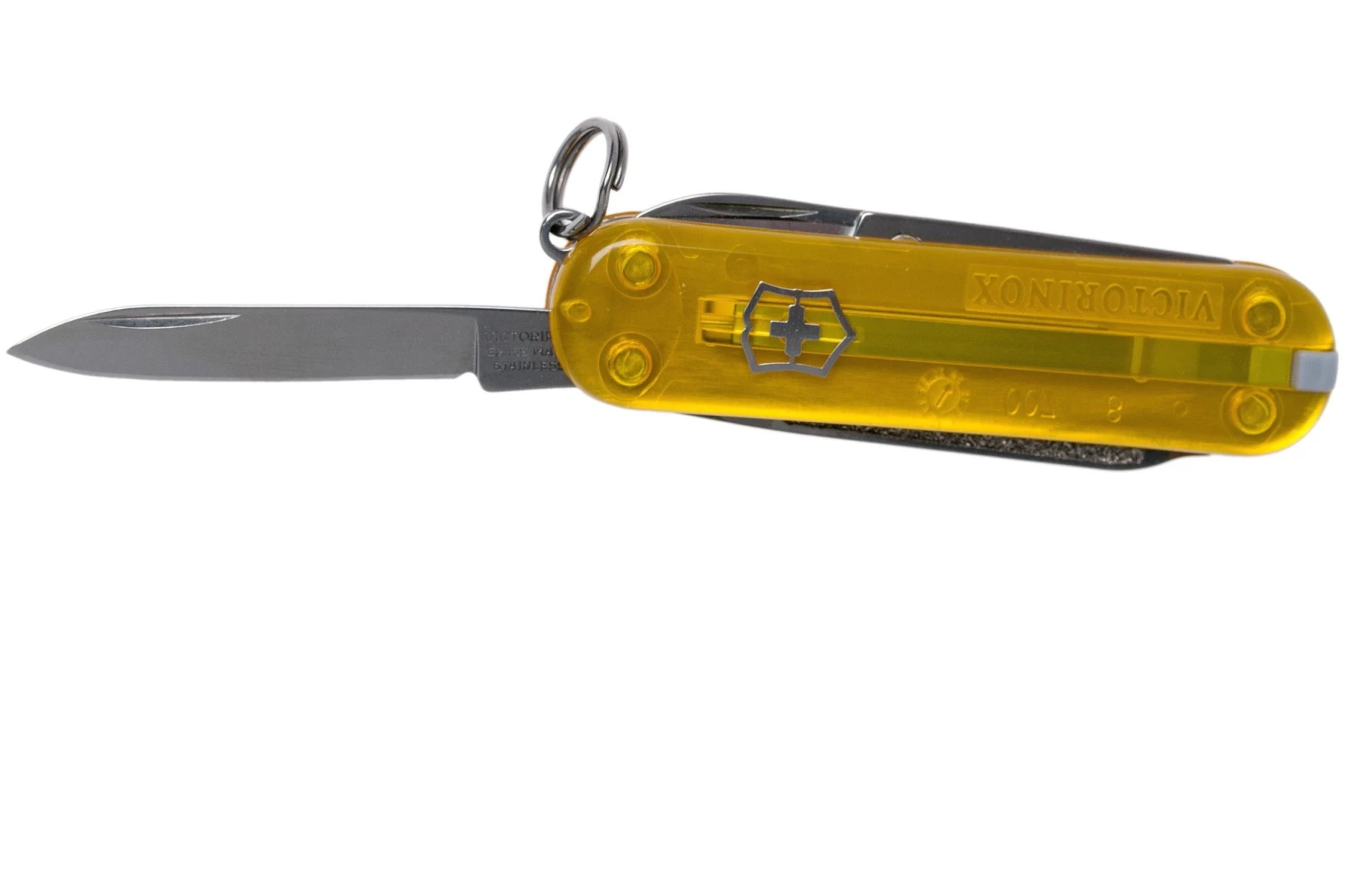 Victorinox Classic SD Translucent Colours, Tuscan Sun 0.6223.T81G Swiss Navaja 3 Victorinox Classic SD Translucent Colours, Tuscan Sun 0.6223.T81G Swiss Navaja - Imagen 3