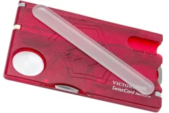 Victorinox SwissCard Nailcare Rojo Transparente 0.7240.T -Tienda De Cuchillos VT0 7240 T 03 victorinox scaled