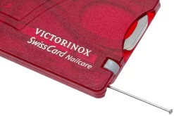 Victorinox SwissCard Nailcare Rojo Transparente 0.7240.T -Tienda De Cuchillos VT0 7240 T 04 victorinox scaled
